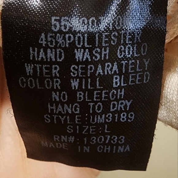 Um Gee Ivory Fishnet High Low boho top size L - Picture 3 of 9